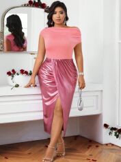 Акція на Сукня жіноча SHEIN GD-00225343 3XL Рожева від Rozetka