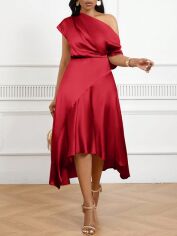 Акція на Сукня жіноча SHEIN GD-00208261 4XL Червона від Rozetka