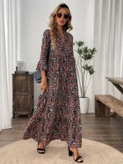 Акція на Сукня осіння жіноча SHEIN GD-00216233 S Комбінована від Rozetka