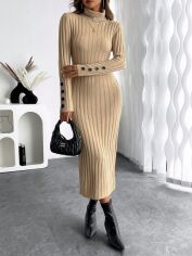 Акція на Сукня осіння жіноча SHEIN GD-00193960 M Хакі від Rozetka