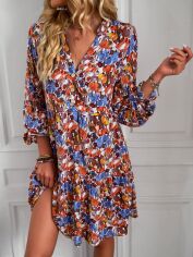 Акція на Плаття міді літнє жіноче SHEIN GD-00209588 XL Різнокольорове від Rozetka