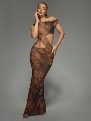 Акція на Сукня жіноча SHEIN GD-00219506 L Комбінована від Rozetka