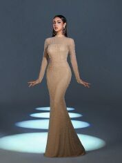 Акція на Сукня осіння жіноча SHEIN GD-00216917 M Кремова від Rozetka