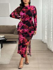 Акція на Сукня осіння жіноча SHEIN GD-00217212 2XL Комбінована від Rozetka