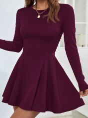 Акція на Сукня осіння жіноча SHEIN GD-00217237 3XL Фіолетова від Rozetka