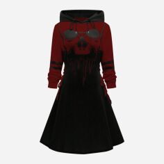 Акція на Сукня осіння жіноча SHEIN GD-00217589 0XL Комбінована від Rozetka
