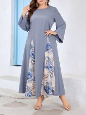 Акція на Сукня осіння жіноча SHEIN GD-00226750 1XL Комбінована від Rozetka