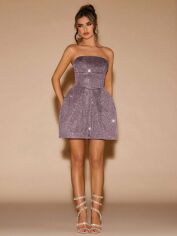 Акція на Сукня осіння жіноча SHEIN GD-00220195 S Рожева від Rozetka