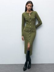 Акція на Сукня осіння жіноча SHEIN GD-00194410 L Зелена від Rozetka
