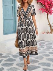 Акція на Сукня жіноча SHEIN GD-00221979 L Комбінована від Rozetka