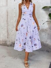 Акція на Сукня жіноча SHEIN GD-00224285 L Фіолетова від Rozetka