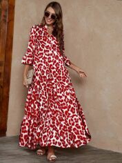 Акція на Сукня жіноча SHEIN GD-00216555 XL Червона від Rozetka