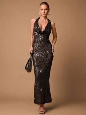 Акція на Сукня жіноча SHEIN GD-00217369 S Чорна від Rozetka