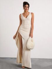 Акція на Сукня жіноча SHEIN GD-00223070 S Бежева від Rozetka