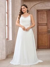 Акція на Сукня жіноча SHEIN GD-00224783 1XL Біла від Rozetka