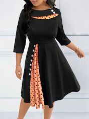Акція на Сукня жіноча SHEIN GD-00225327 0XL Чорна від Rozetka