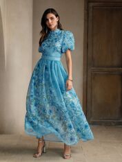 Акція на Сукня жіноча SHEIN GD-00210052 XL Синя від Rozetka