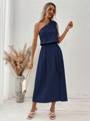 Акція на Сукня жіноча SHEIN GD-00213486 XL Темно-синя від Rozetka