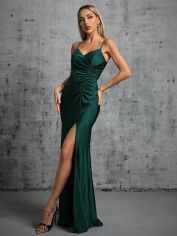 Акція на Сукня жіноча SHEIN GD-00225657 M Темно-зелена від Rozetka