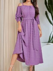 Акція на Сукня жіноча SHEIN GD-00201807 L Фіолетова від Rozetka