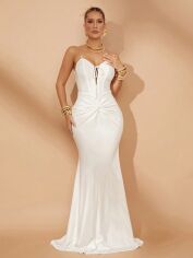 Акція на Сукня жіноча SHEIN GD-00221870 L Біла від Rozetka