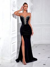 Акція на Сукня жіноча SHEIN GD-00217877 L Чорна від Rozetka