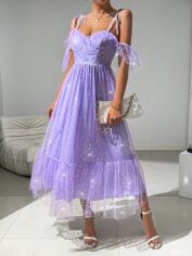 Акція на Сукня жіноча SHEIN GD-00216876 L Фіолетова від Rozetka