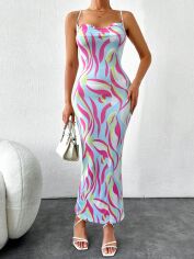 Акція на Сукня жіноча SHEIN GD-00217590 L Рожева від Rozetka