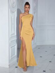 Акція на Сукня жіноча SHEIN GD-00216522 S Жовта від Rozetka