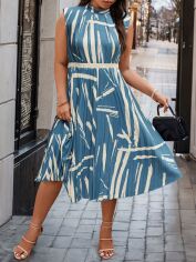Акція на Сукня жіноча SHEIN GD-00218067 1XL Синя від Rozetka