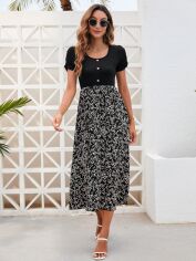 Акція на Сукня жіноча SHEIN GD-00209400 S Чорна від Rozetka