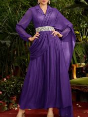 Акція на Сукня жіноча SHEIN GD-00205908 S Фіолетова від Rozetka
