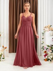 Акція на Сукня жіноча SHEIN GD-00207372 XL Теракотова від Rozetka
