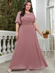 Акція на Сукня жіноча SHEIN GD-00203298 2XL Світло-рожева від Rozetka