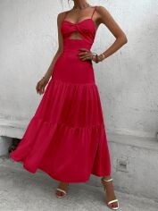 Акція на Сукня жіноча SHEIN GD-00201300 L Червона від Rozetka