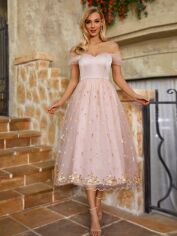 Акція на Сукня жіноча SHEIN GD-00199971 S Рожева від Rozetka