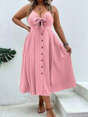 Акція на Сукня жіноча SHEIN GD-00206532 2XL Рожева від Rozetka
