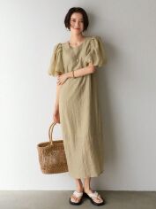 Акція на Сукня жіноча SHEIN GD-00207535 M Хакі від Rozetka
