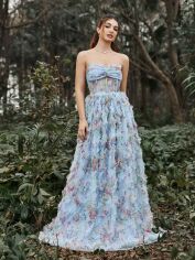 Акція на Сукня жіноча SHEIN GD-00216869 S Блакитна від Rozetka