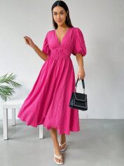 Акція на Плаття довге літнє жіноче SHEIN GD-00192816 M Рожеве від Rozetka