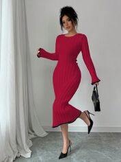 Акція на Сукня осіння жіноча SHEIN GD-00207261 L Червона від Rozetka