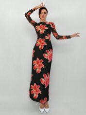 Акція на Сукня осіння жіноча SHEIN GD-00223839 S Чорна від Rozetka