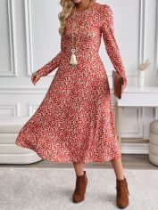 Акція на Сукня осіння жіноча SHEIN GD-00227557 S Помаранчева від Rozetka