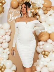 Акція на Сукня літня жіноча SHEIN GD-00218435 S Біла від Rozetka