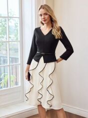 Акція на Сукня осіння жіноча SHEIN GD-00210128 S Чорна від Rozetka