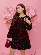 Акція на Сукня осіння жіноча SHEIN GD-00213198 3XL Чорна від Rozetka