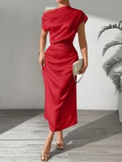 Акція на Сукня жіноча SHEIN GD-00209944 XL Червона від Rozetka