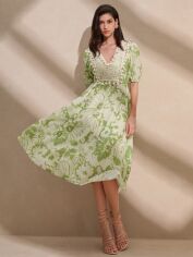 Акція на Сукня жіноча SHEIN GD-00205223 XL Зелена від Rozetka