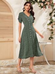 Акція на Сукня жіноча SHEIN GD-00216335 M Зелена від Rozetka