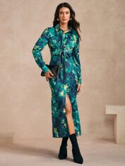 Акція на Сукня осіння жіноча SHEIN GD-00179125 L Зелена від Rozetka